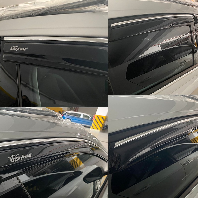 Krom cam rüzgarlığı 1.2mm  Hyundai Getz 2002 4`lü / CARU447
