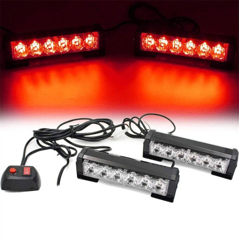 Space Flaşlı İkaz Lambası Kırmızı/Kırmızı LAPA195-1