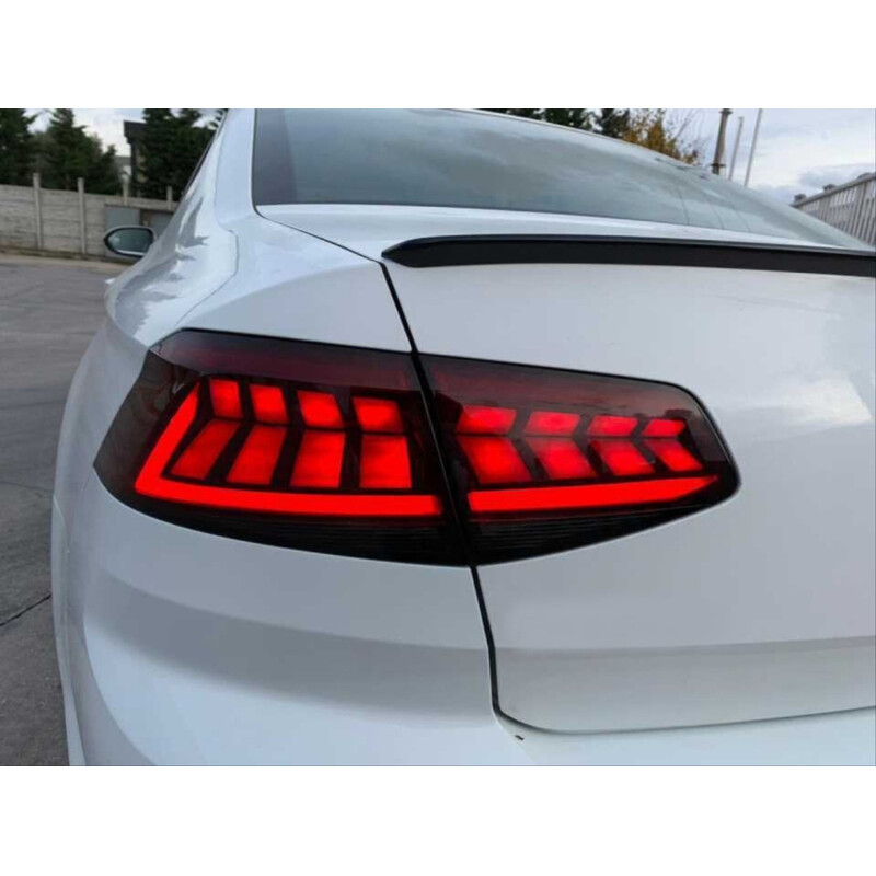 Volkswagen Passat 2015+ İçin Uyumlu B8 Animasyonlu Led Stop Kırmızı