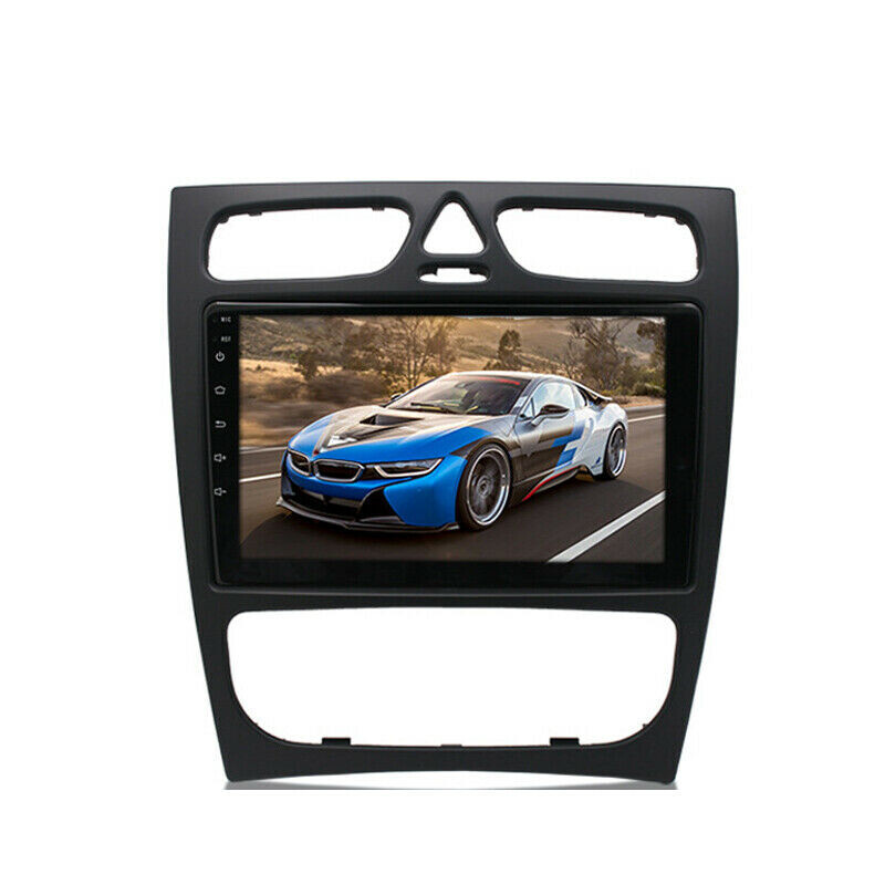 Mercedes C Class (W203) 2001-2004 9 İnç Multimedya Teyp (Çerçeveli) Carplay Özellikli