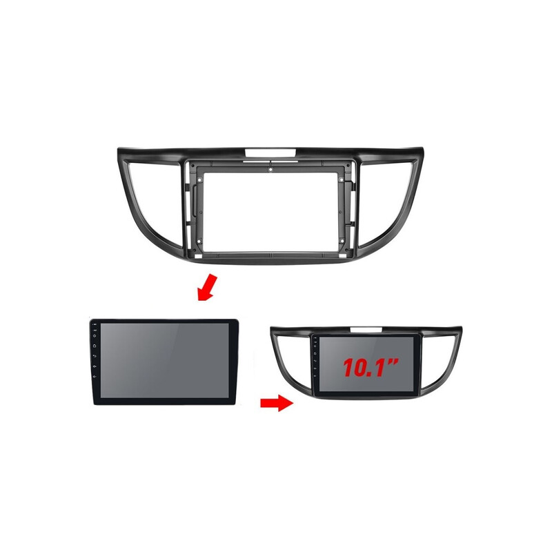 Honda Crv 2013-2018 - 10.1 İnç Multimedya Teyp (Çerçeveli) Carplay Özellikli