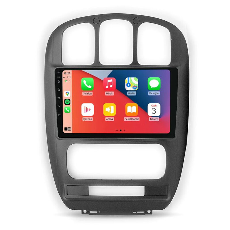 Dodge Grand Caravan 2005 10.1 İnç Multimedya Teyp (Çerçeveli) Carplay Özellikli
