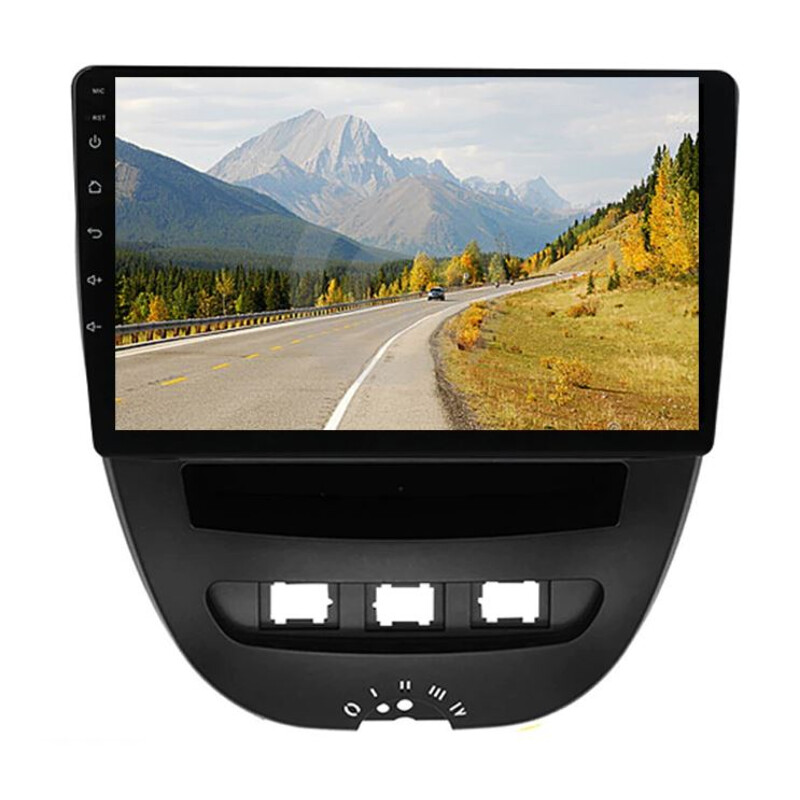 Peugeot 107 2007-2013 10.1 İnç Multimedya Teyp (Çerçeveli) Carplay Özellikli