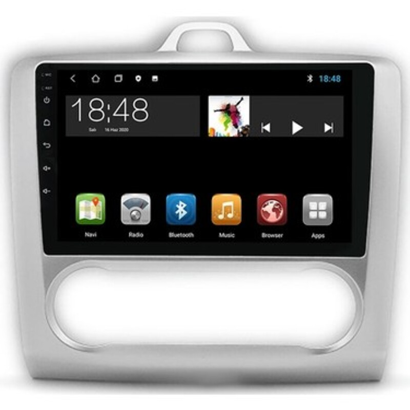 Ford Focus 2005-2011 9 İnç Multimedya Teyp Çerçevesi Dijital Klima