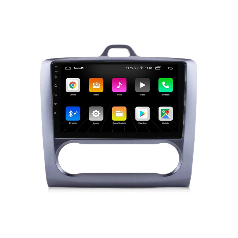 Ford Focus 2005-2011 9 İnç Multimedya Teyp (Çerçeveli) Carplay Özellikli (Dijital Klima)