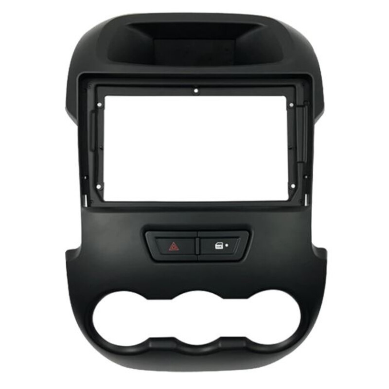 Ford Ranger 2011-2015 9 İnç Manuel Klima Multimedya Teyp Çerçevesi Canbus ve Soketleriyle Birlikte