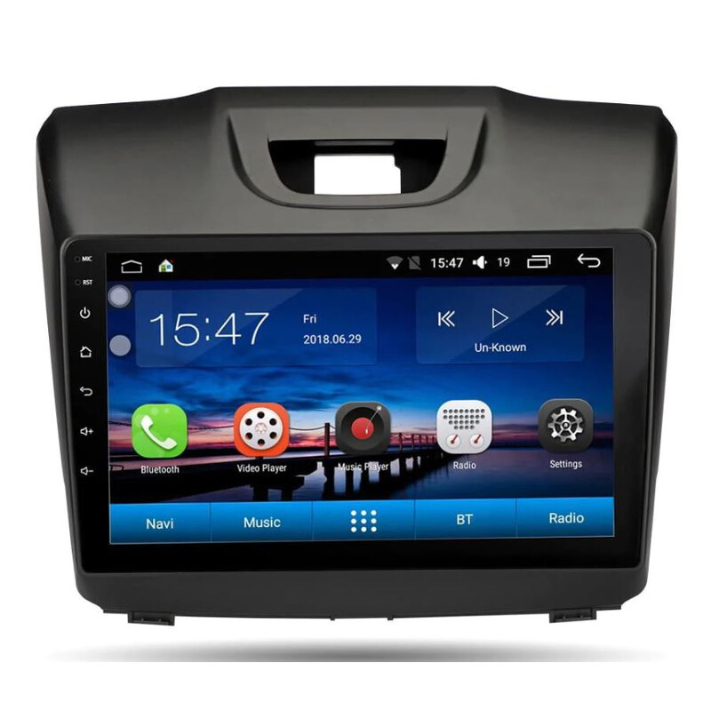 Isuzu Mu-X 2013+ 9 İnç Multimedya Teyp (Çerçeveli) Carplay Özellikli