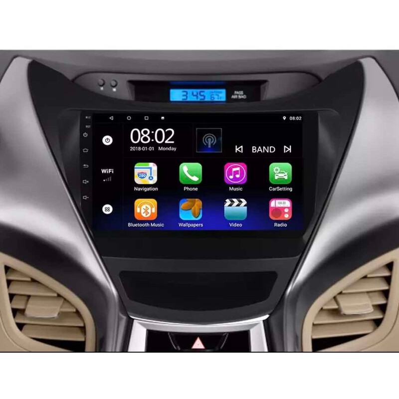 Hyundai Elantra 9 İnç 2014 Multimedya Teyp (Çerçeveli) Carplay Özellikli