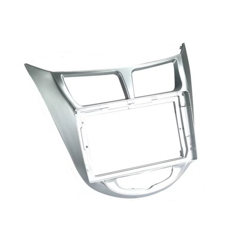 Hyundai İ-25 2010-2017 9 İnç Multimedya Teyp Çerçevesi Kablo ve Soketleriyle Birlikte - Silver ( Gümüş) Renk