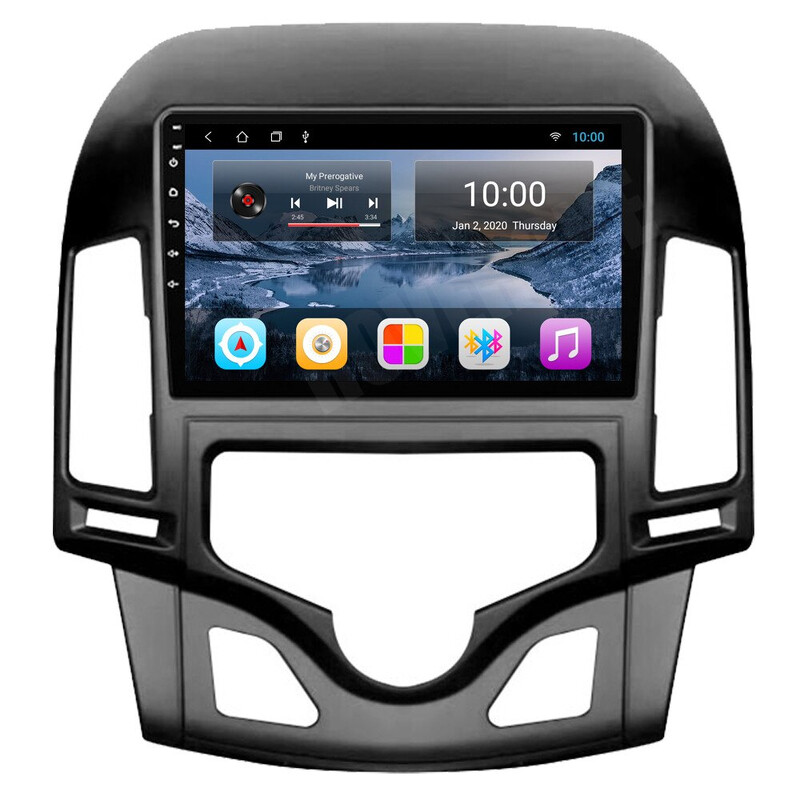 Hyundai İ-30 Dijital Klima 2008-2011 9 İnç Multimedya Teyp (Çerçeveli) Carplay Özellikli