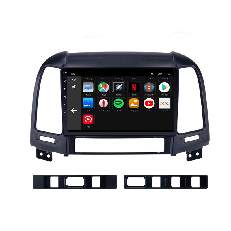 Hyundai Santafe 2006-2012 - 9 İnç Multimedya Teyp (Çerçeveli) Carplay Özellikli