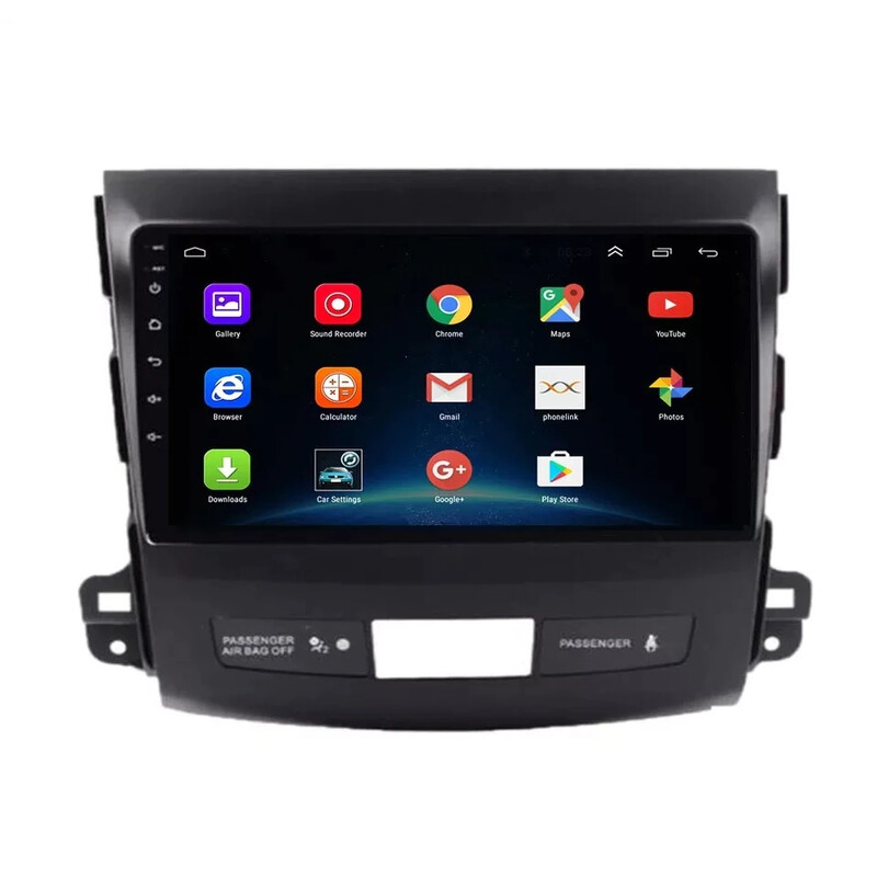 Citroen C-Crosser 2007-2012 9 İnç Multimedya Teyp (Çerçeveli) Carplay Özellikli
