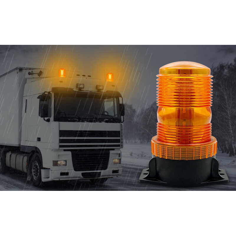 Turuncu Çakarlı Tepe Lambası 7 Fonksiyonlu - LAIK537