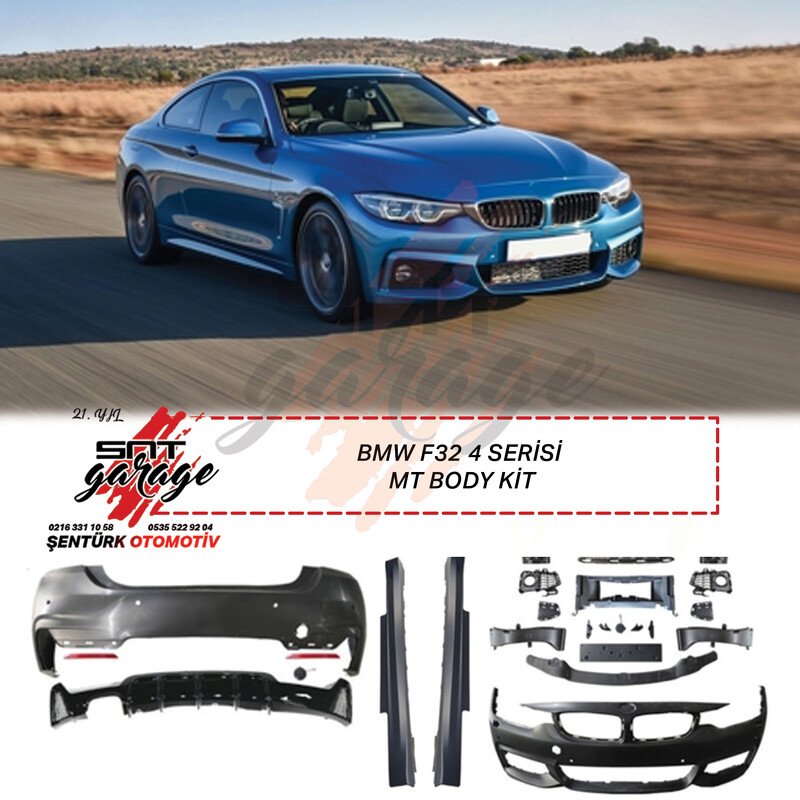 BMW 4 Serisi F32 M Technic Body Kit 2012 2018