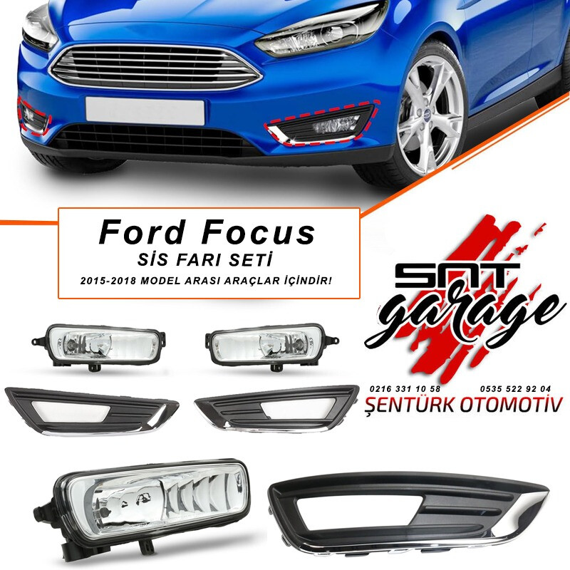Ford Focus Sis Farı Seti 2015 2016 2017 2018 Sedan