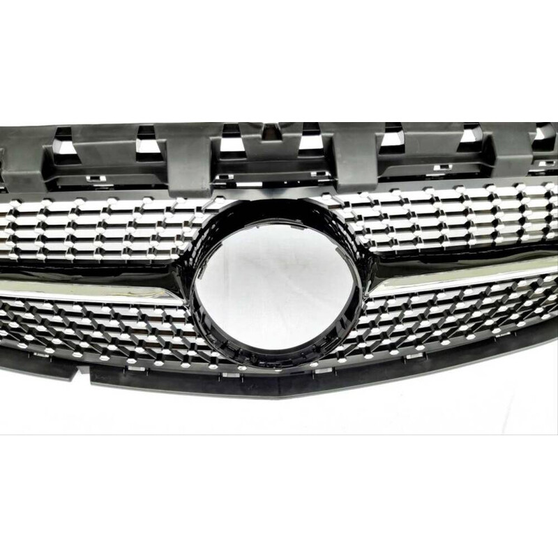 Mercedes W117 Cla İçin Uyumlu 2016-2018 Diamond Panjur - Siyah