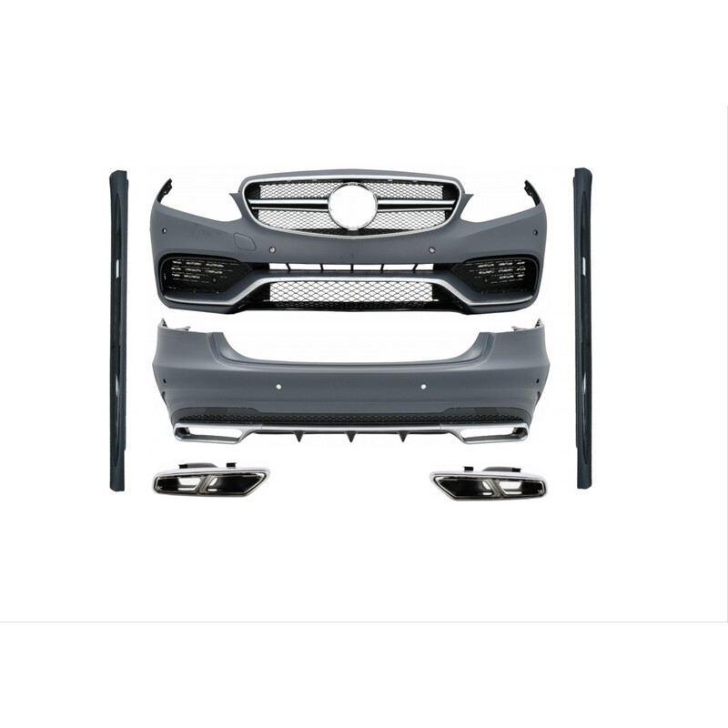 W212 IÇIN UYUMLU E63 BODY KIT (2013-2015) (ÖN TAMPON-DIFÜZÖR-EGZOZ-MARSPIYEL)