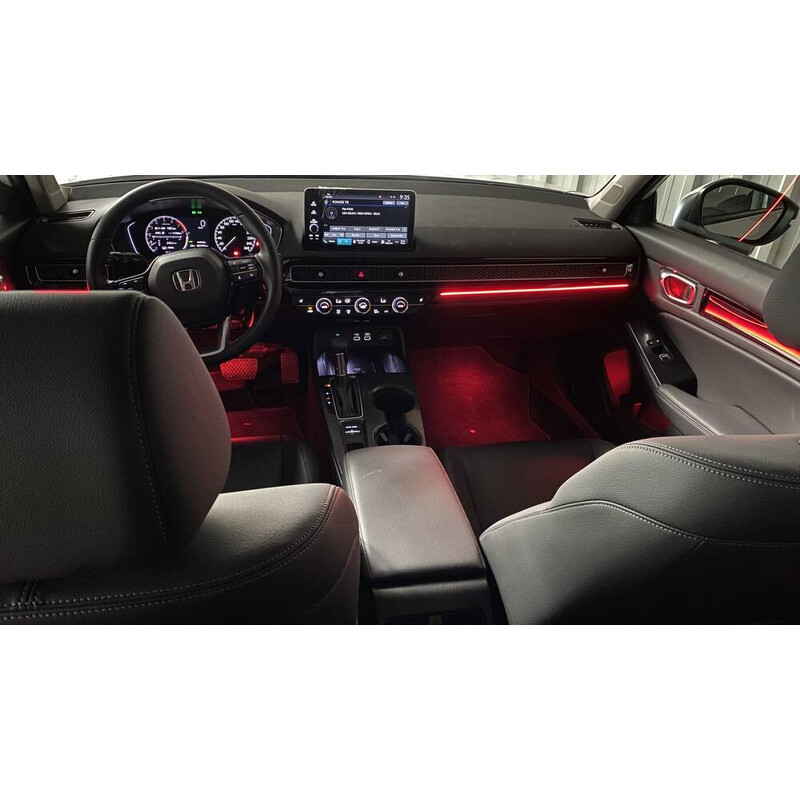 2022 CIVIC FE1 İÇİN DİNAMİK AMBİANS AYDINLATMA SETİ (APLİKASYON VE DUGME KONTROLLÜ)