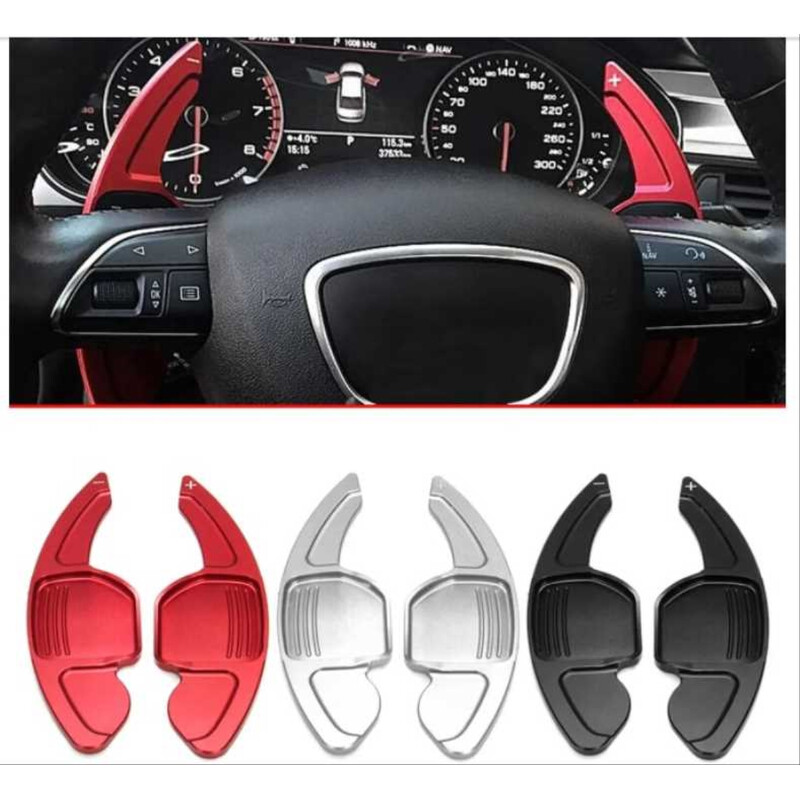 A3 2012-2016 / A4 2013-2016 / A5 2012-2016 IÇIN UYUMLU KIRMIZI PADDLE SHIFT - KIRMIZI