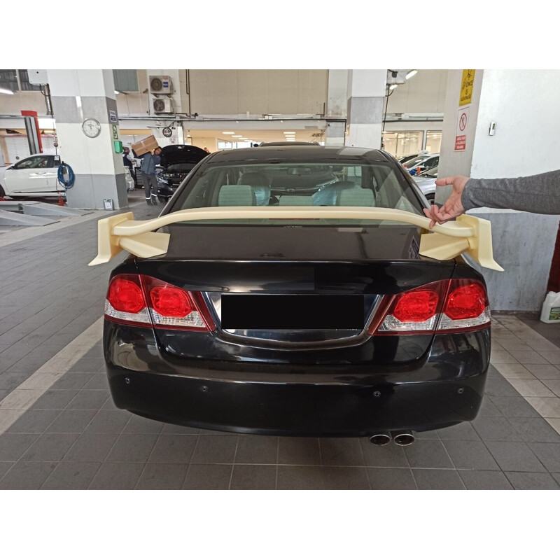 Honda Civic FD6 2006-2012 İçin Uyumlu Rr Spoiler (Boyasız)