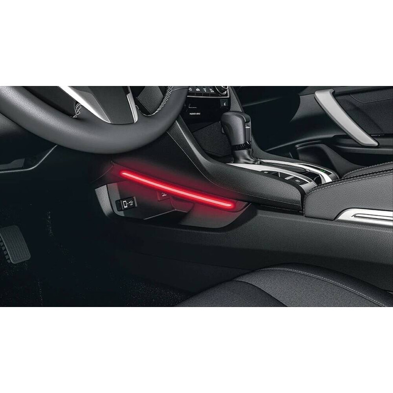 Honda Civic Fc5 2016-2020 İçin Uyumlu Vites Konsol Aydınlatma - Kırmızı