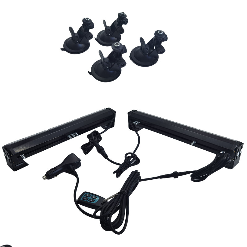 21 Fonksiyonlu Çakar Lamba Sarı Sarı 2`li Set Vantuzlu Kumandalı 12-36V 72W / LAPA212