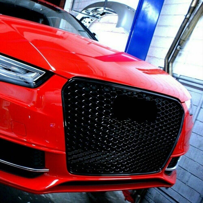 Audi A4 RS4 Ön Panjur 2013-2015 Siyah Çerçeve