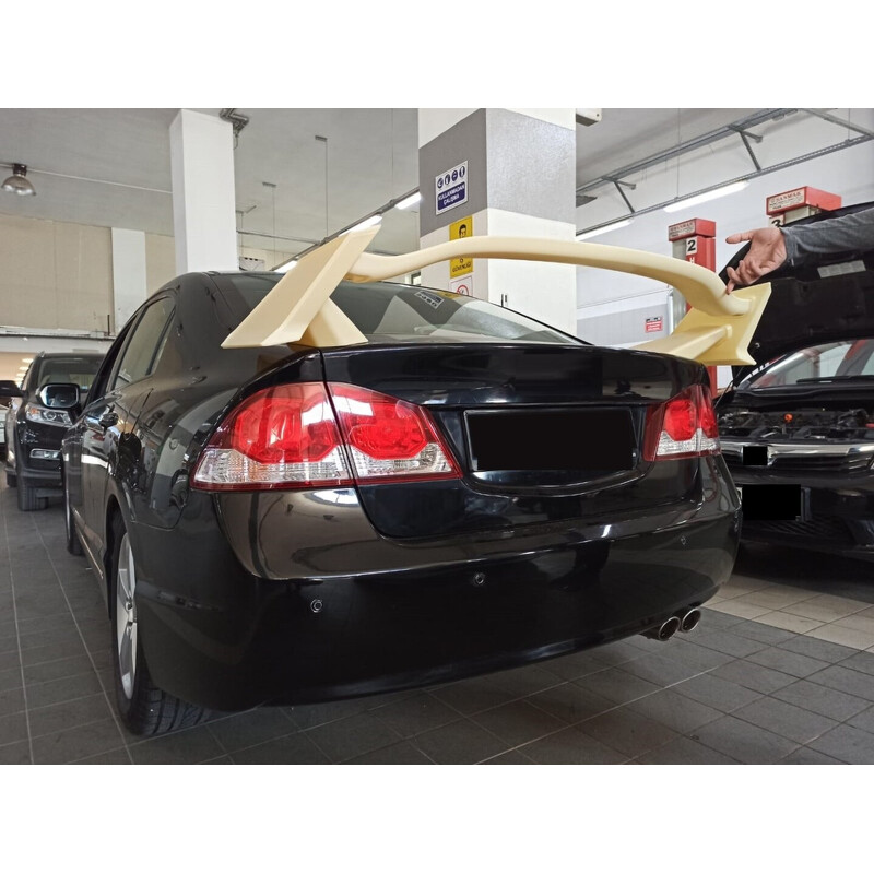 Honda Civic FD6 2006-2012 İçin Uyumlu Rr Spoiler (Boyasız)