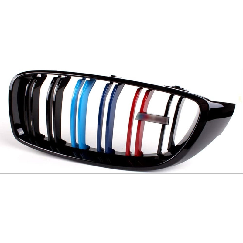 4 SERISI F32 IÇIN UYUMLU 2013-2019 M4 GÖRÜNÜM BOBREK (CIFT CIZGI PANJUR) M RENK