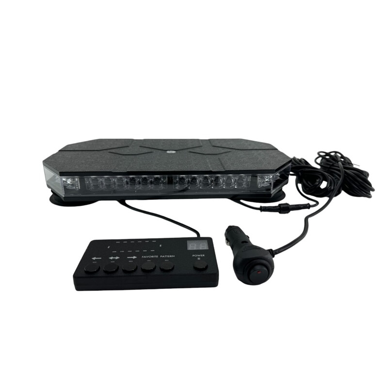 38 Fonksiyonlu Tepe Lambası Kırmızı-Mavi-Beyaz 12-24v / LAIK539