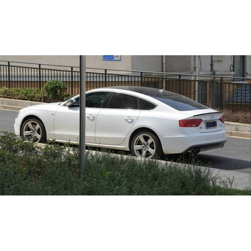 Audi A5 2009-2016 İçin Uyumlu Spoiler - Piano Black (Parlak Siyah)