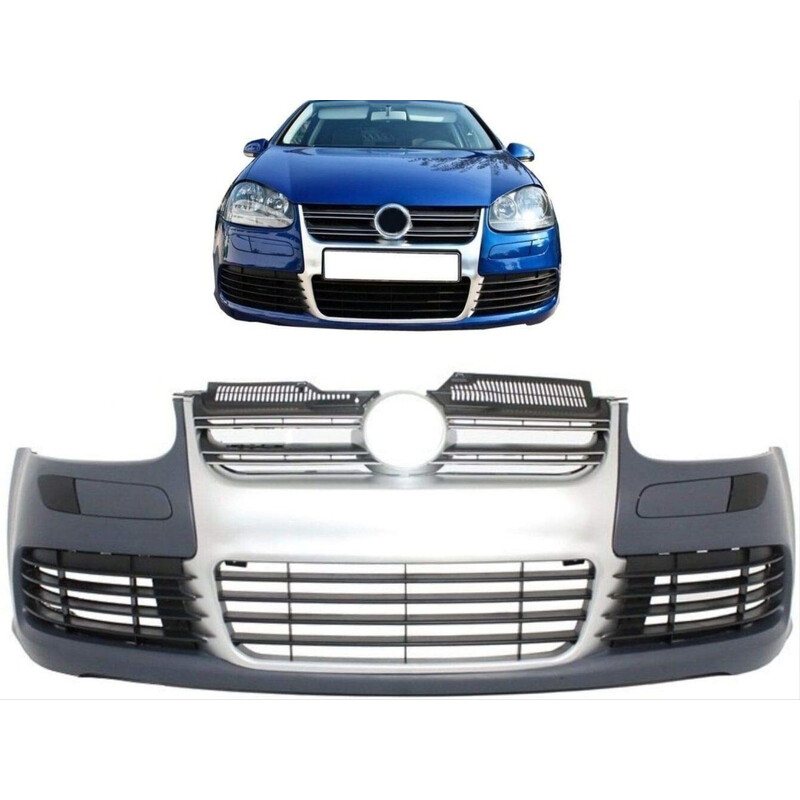 Volkswagen Golf 5 MK5 2003-2009 İçin Uyumlu Ön Tampon + Panjur R32