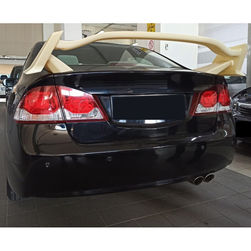 Honda Civic FD6 2006-2012 İçin Uyumlu Rr Spoiler (Boyasız)
