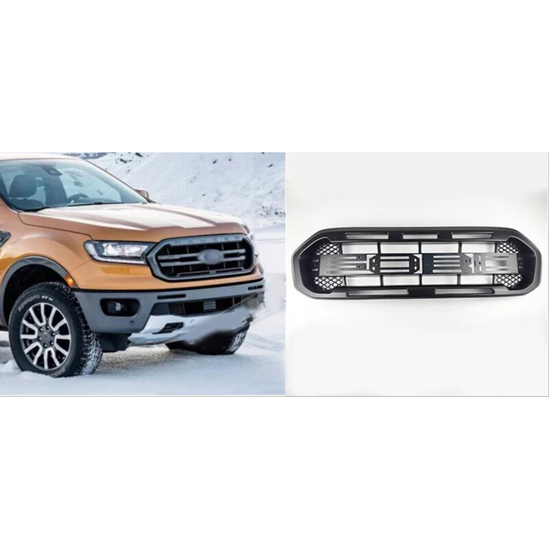 Ford Ranger T8 İnce Tip Siyah Panjur 2019+