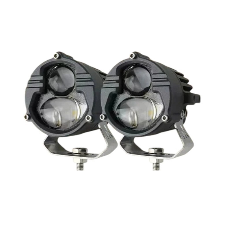 Offroad Sis Lambası Sarı Beyaz 25W+25W 12-60V Set 6.8x6.8x7cm / LASS388