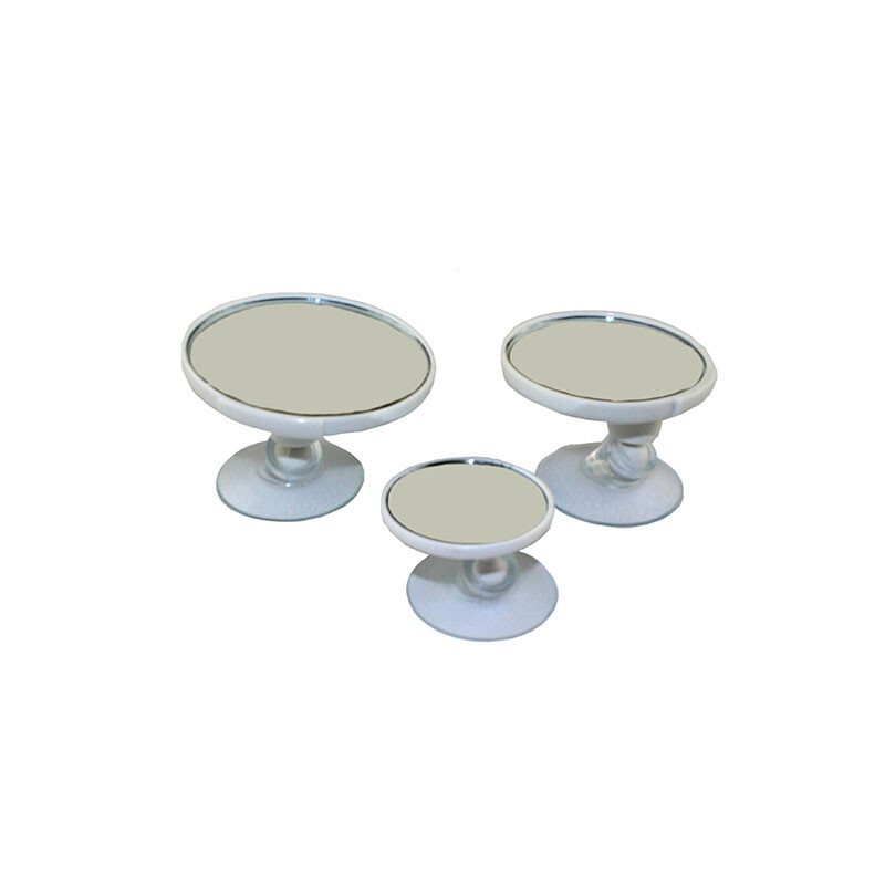 Space Renkli Ayna Seti - 3`lü Beyaz / AYDS100