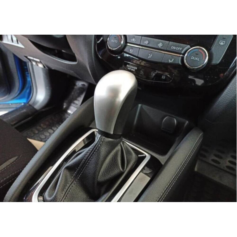 QASHQAI 2014-2020 IÇIN UYUMLU VITES TOPUZU KAPLAMA - SILVER (OTOMATIK VITES)