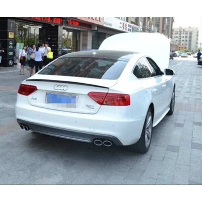 Audi A5 2009-2016 İçin Uyumlu Spoiler - Piano Black (Parlak Siyah)