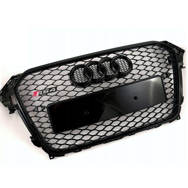 Audi A4 RS4 Ön Panjur 2013-2015 Siyah Çerçeve
