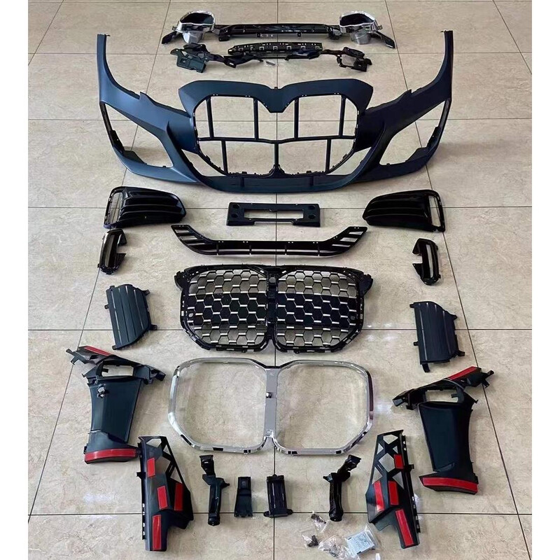 BMW 3 Serisi G20 İçin G22 Dönüşüm Krom Çerçeveli 2020 2021