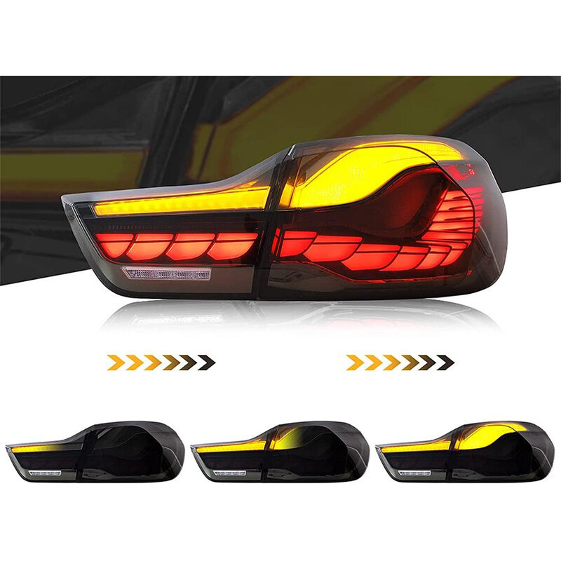 BMW M4 Led Stop Animasyonlu Smoke 2014-2020