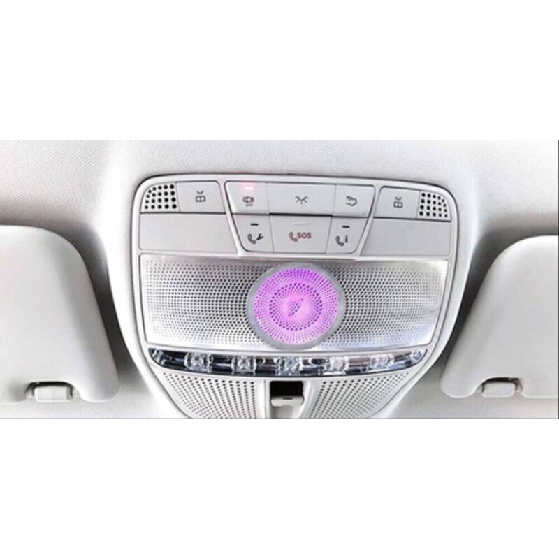 Mercedes W205 C Serisi İçin Uyumlu 64 Renk Tavan Ambians ve Hoparlör Set (2 Hoparlör İçerir)