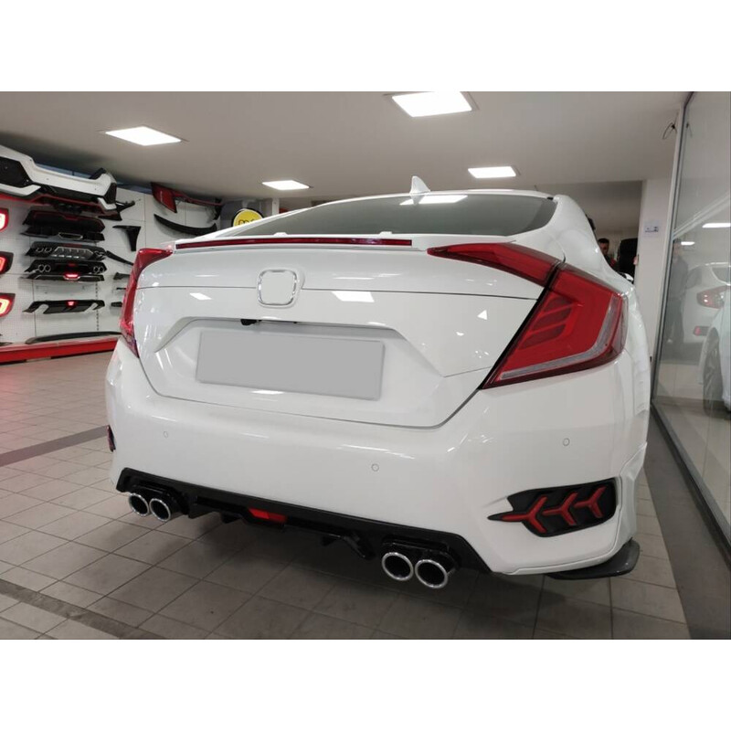 Honda Civic 2016-2021 İçin Uyumlu FC5 Led Spoiler
