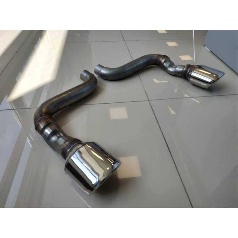 Honda Civic Fc5 2016-2020 İçin Uyumlu Difüzör Çift Çıkış İçin Egzoz Seti