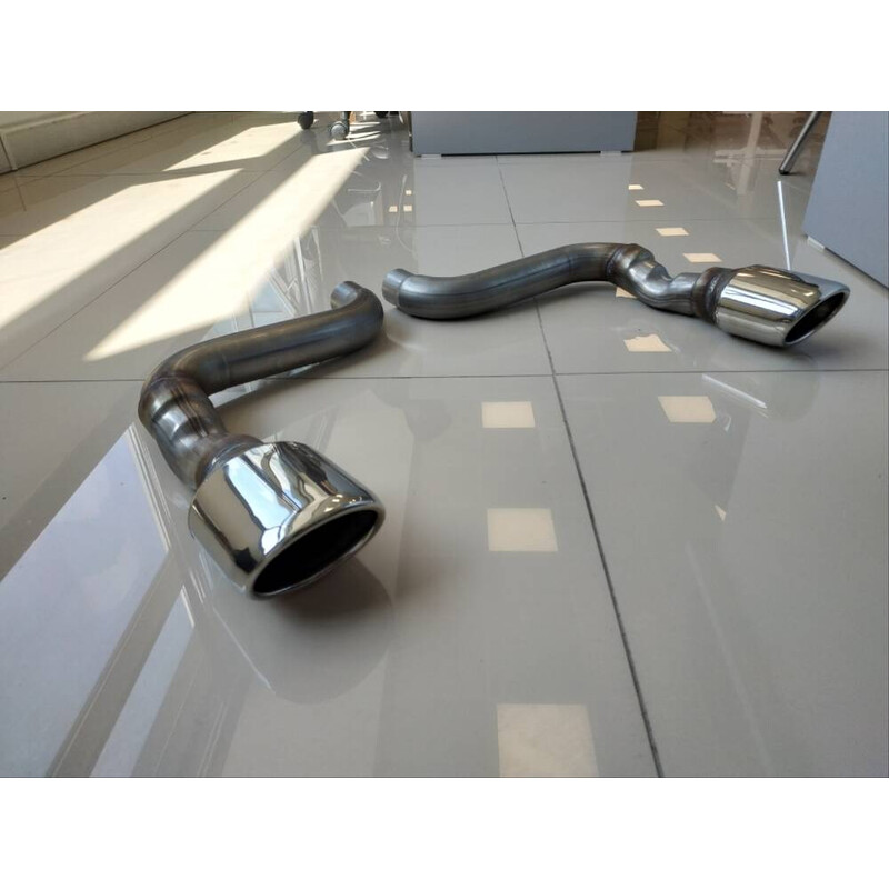 Honda Civic Fc5 2016-2020 İçin Uyumlu Difüzör Çift Çıkış İçin Egzoz Seti