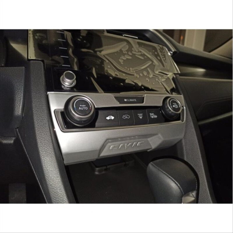 Honda Civic Fc5 2016-2020 İçin Uyumlu Klima Panel Kaplama - Silver