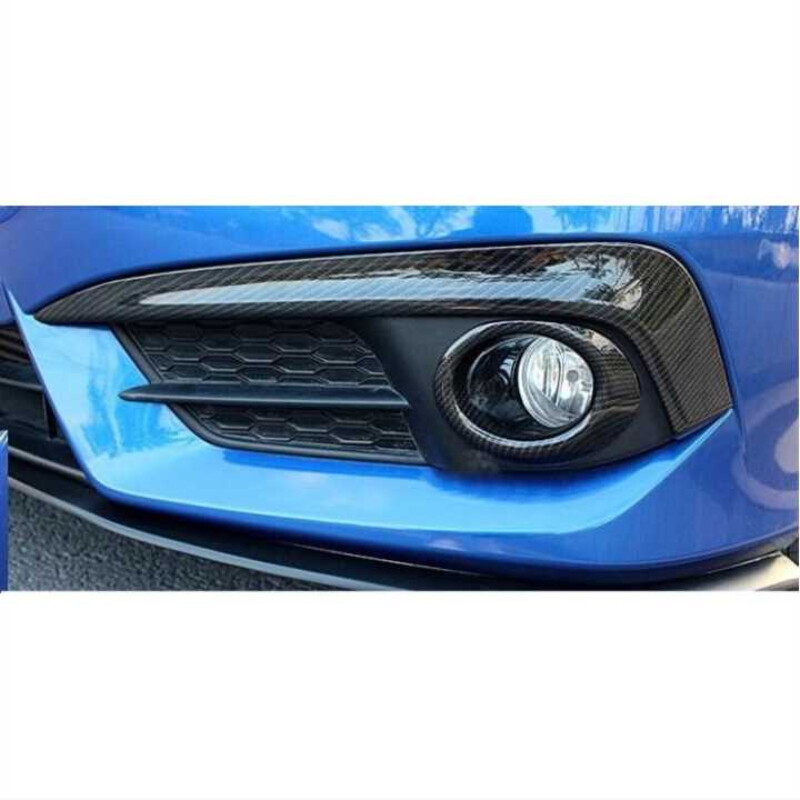 Honda Civic Fc5 2016-2020 İçin Uyumlu Ön Sis Kaş - Halka Kaplama Karbon