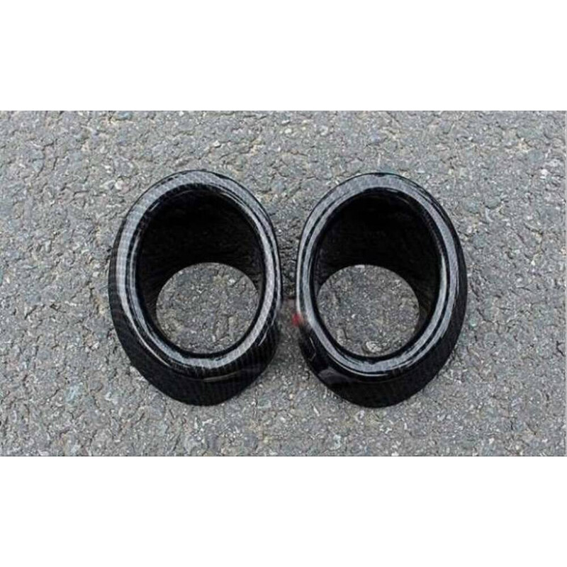 Honda Civic Fc5 2016-2020 İçin Uyumlu Ön Sis Kaş - Halka Kaplama Karbon