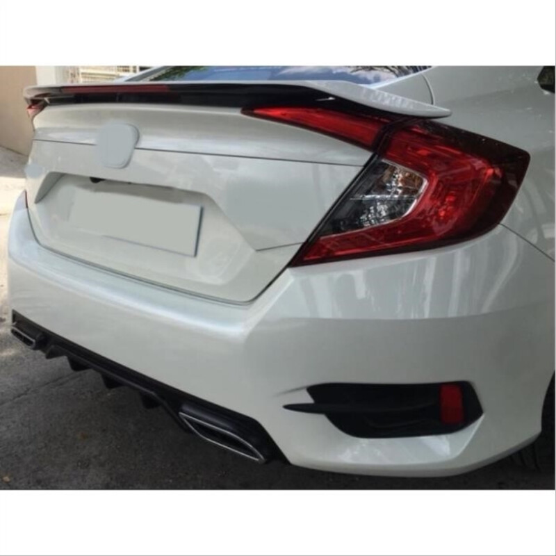 Honda Civic Fc5 2016-2020 İçin Uyumlu Turbo Sı Spoiler Işıklı (Boyasız)