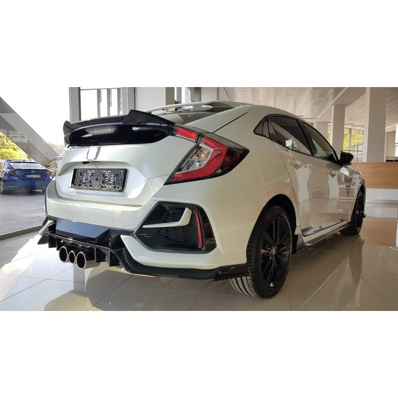 Honda Civic FK7 2016-2020 İçin Uyumlu Hatchback Spoiler Dto Boyasız
